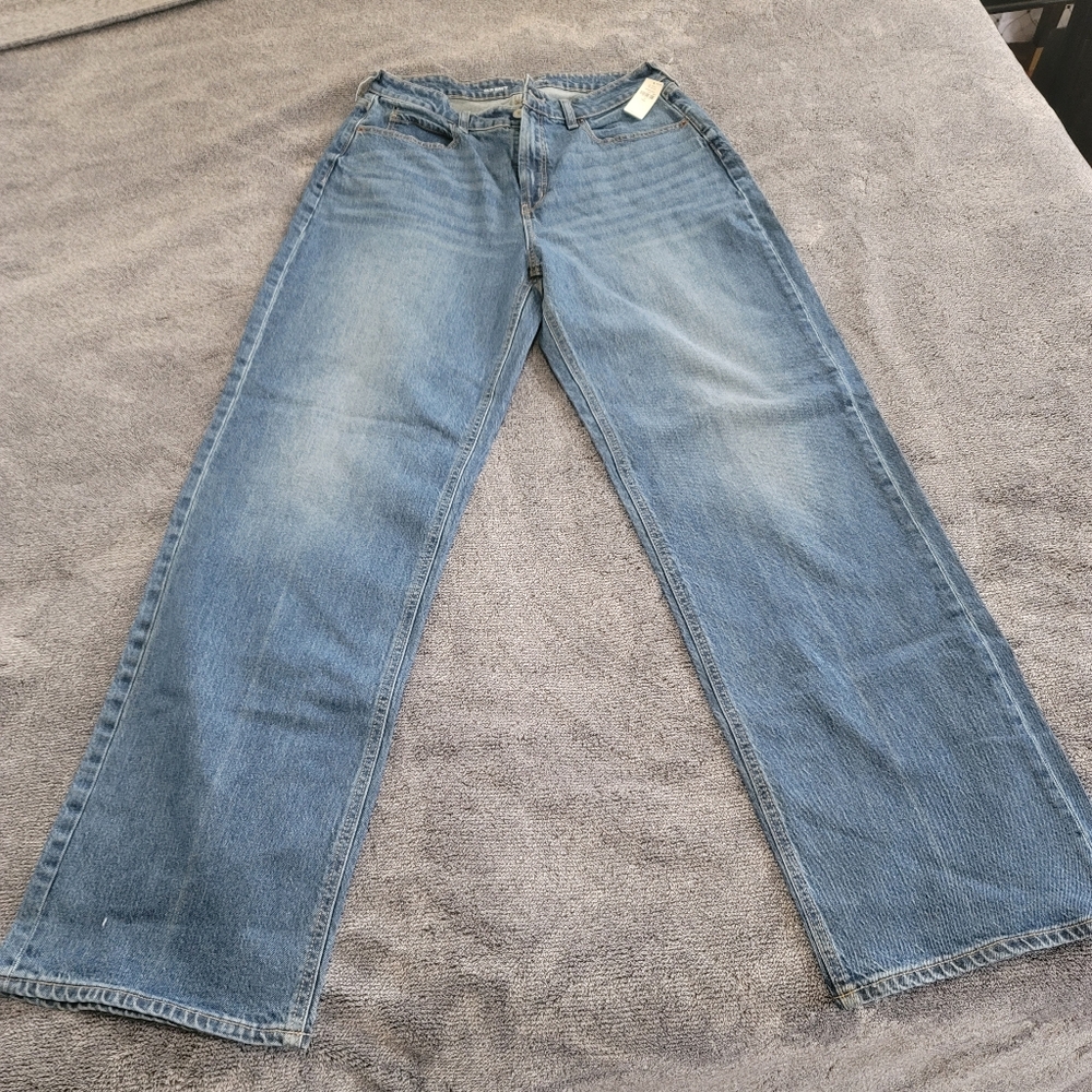 Old Navy Extra High Rise Curvy Wide Leg Jeans